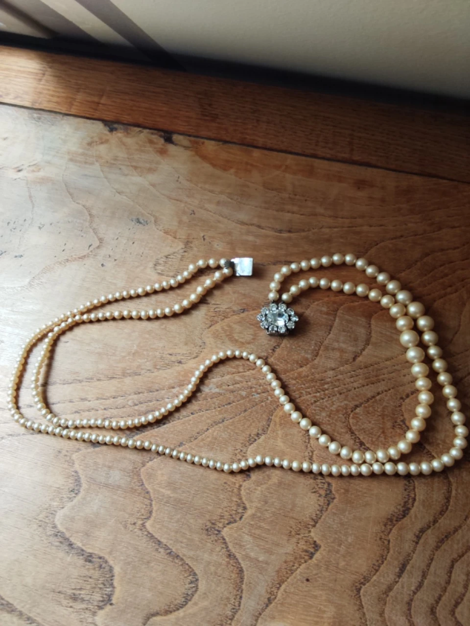 Oude parelketting met twee rijen – photo 5